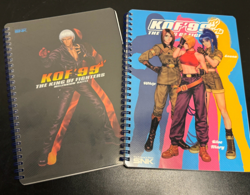 THE KING OF FIGHTERS '99 PROMOTIONAL CHARACTER JOURNAL NOTEBOOKS