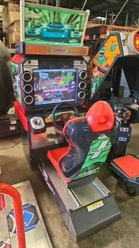 MAXIMUM TUNE 3DX PLUS SITDOWN DRIVER ARCADE GAME NAMCO