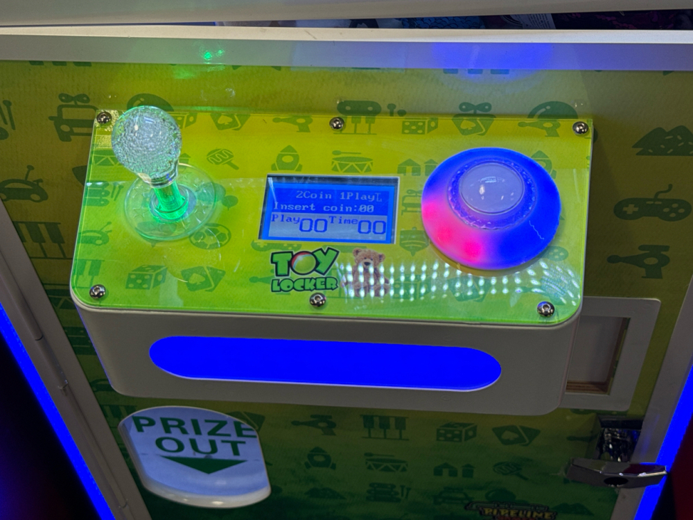 TOY LOCKER 24 PRIZE CRANE MACHINE PIPELINE GAMES