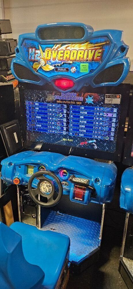 H2 OVERDRIVE HYDRO BOAT RACING 42 ARCADE GAME RAW THRILLS #1