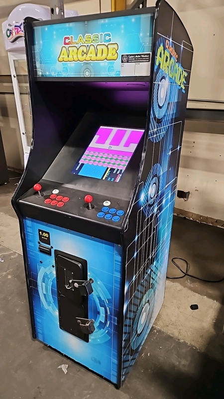 CLASSIC ARCADE MULTICADE TWO PLAYER ARCADE CABINET