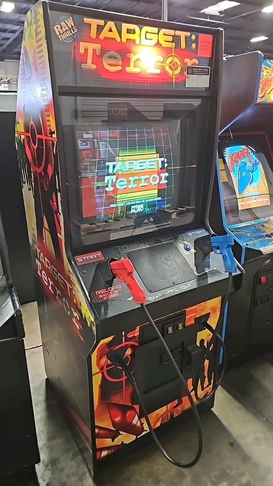 TARGET TERROR DEDICATED UPRIGHT ARCADE GAME RAW THRILLS