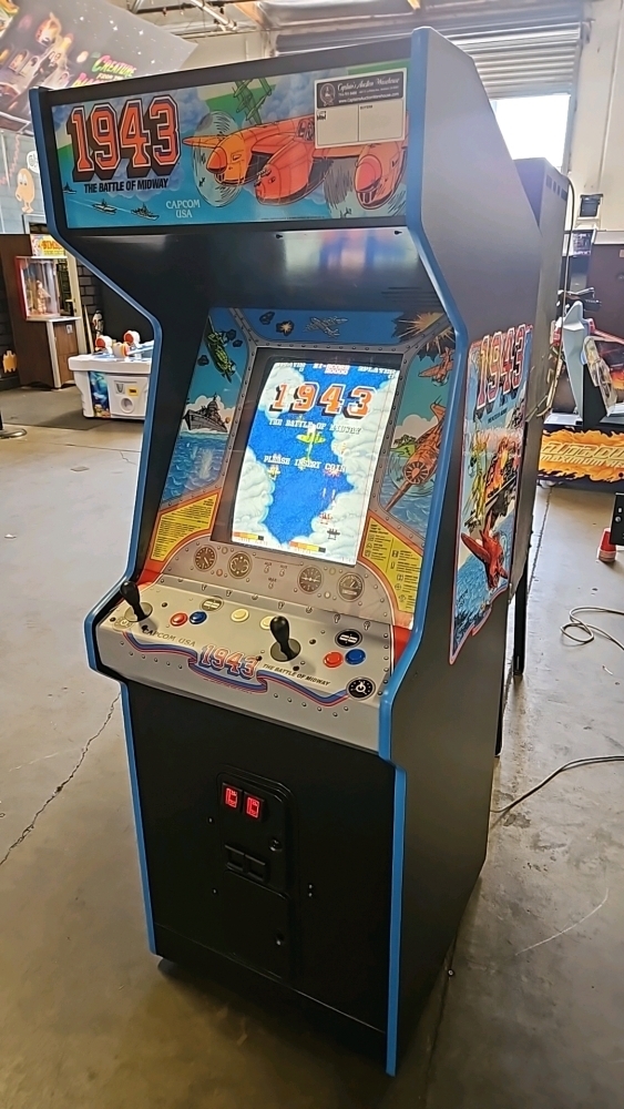 1943 BATTLE OF MIDWAY UPRIGHT TWO PLAYER VERTICAL SHOOTER