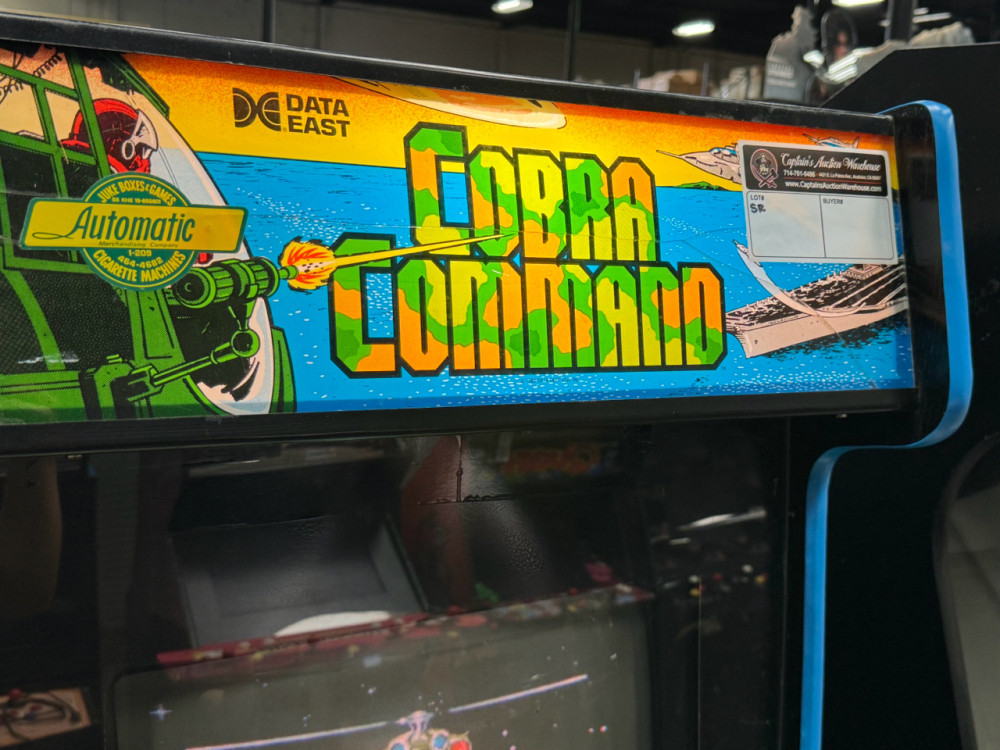 COBRA COMMAND 1984 CLASSIC UPRIGHT ARCADE GAME CABINET DATA EAST