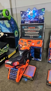 SNO-CROSS X GAMES SITDOWN RACING ARCADE GAME RAW THRILLS #1