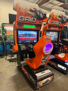 GRID LCD SITDOWN RACING ARCADE GAME SEGA #1