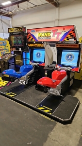 MANX TT SUPER BIKES TWIN MOTORCYCLE ARCADE GAME RACING CLASSIC