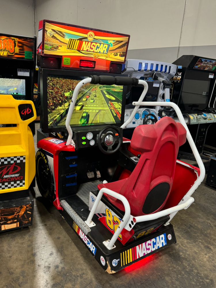 NASCAR RACING DELUXE SITDOWN ARCADE GAME EA SPORTS