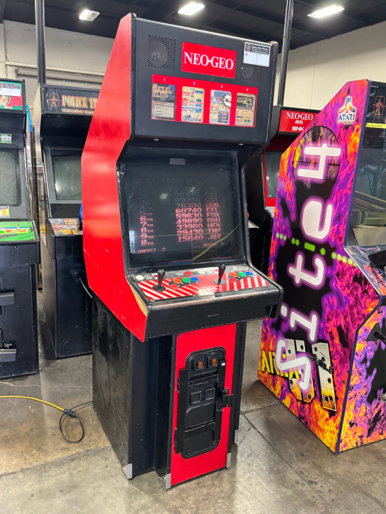 NEO GEO 4 SLOT SNK DEDICATED UPRIGHT CABINET ARCADE GAME
