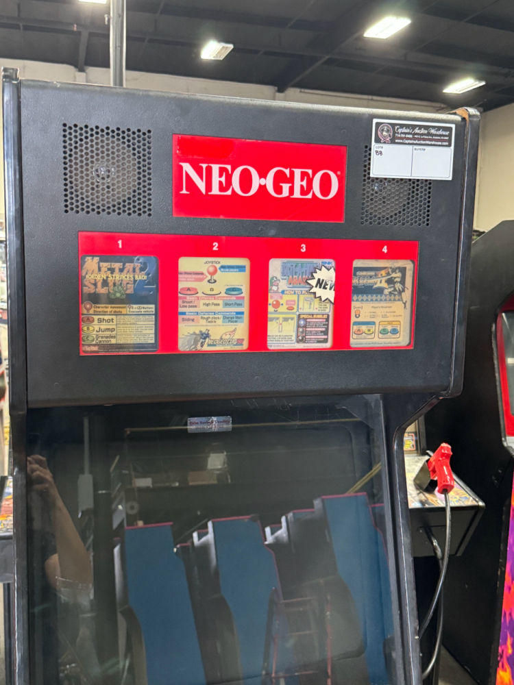NEO GEO 4 SLOT SNK DEDICATED UPRIGHT CABINET ARCADE GAME