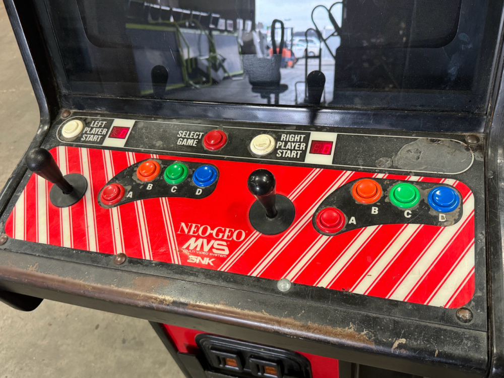 NEO GEO 4 SLOT SNK DEDICATED UPRIGHT CABINET ARCADE GAME