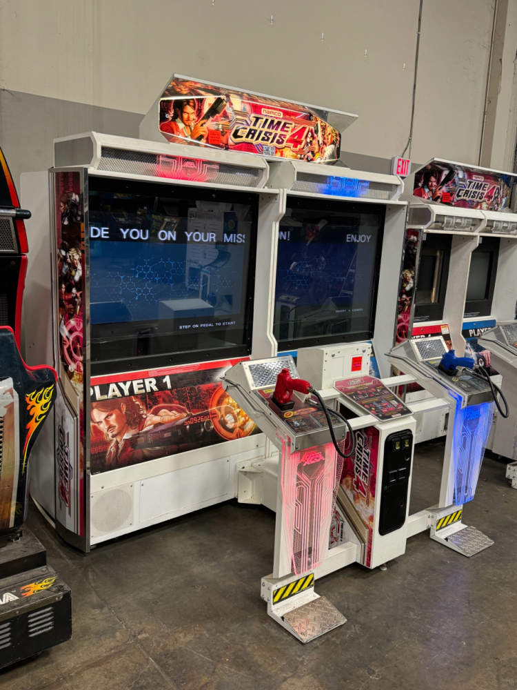 TIME CRISIS 4 DUAL MONITOR SHOOTER ARCADE GAME NAMCO