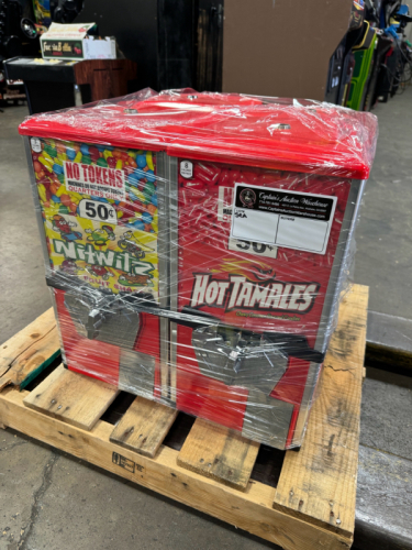 PALLET LOT 4 VENDING HEADS ONLY SHORT