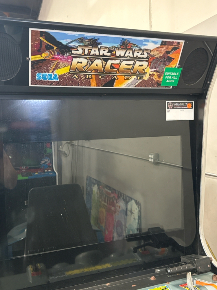 STAR WARS RACER ARCADE LCD SITDOWN GAME BY SEGA #1