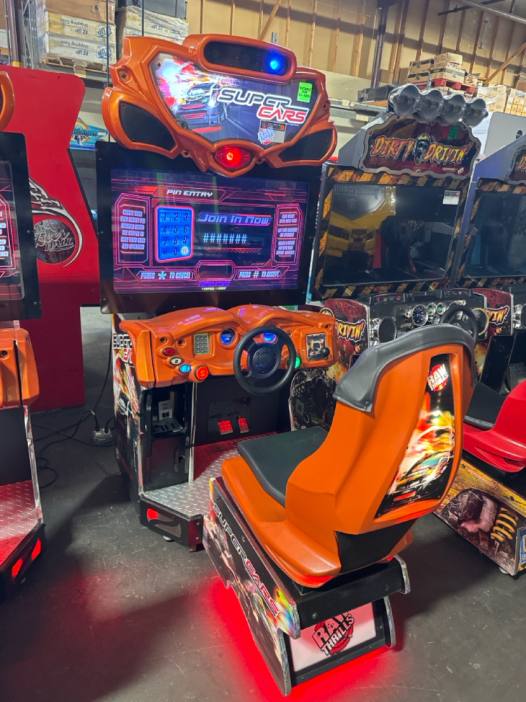 SUPER CARS 42 SITDOWN RACING ARCADE GAME #3