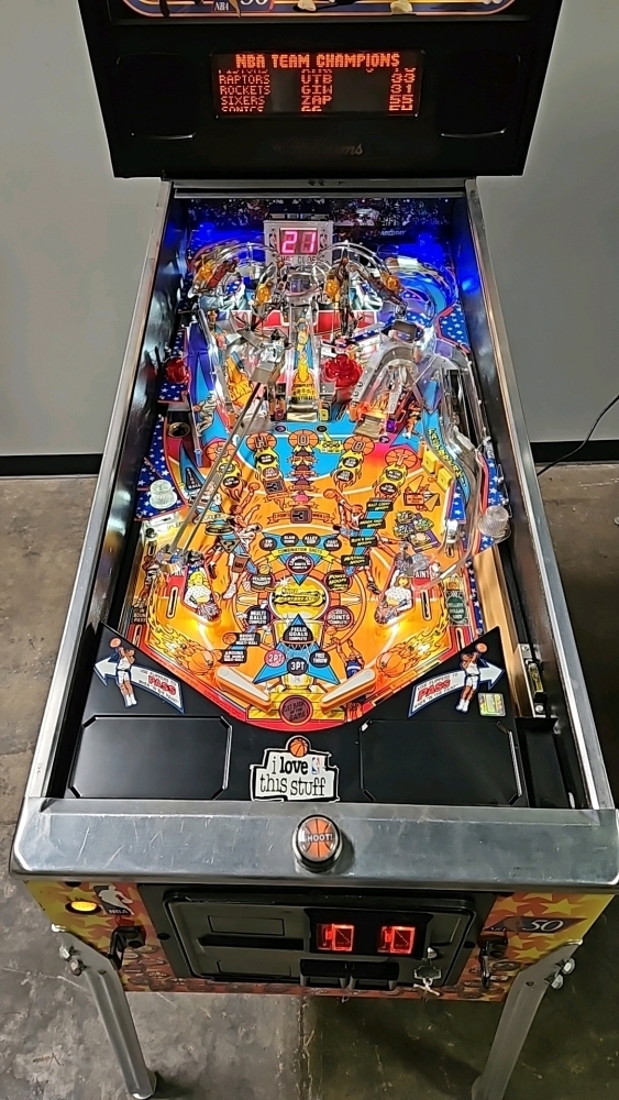 NBA FASTBREAK PINBALL MACHINE BALLY 1997
