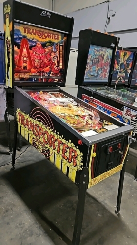 Backglass BALLY Pour Flipper Transporter The Rescue 1989 - Artwork Avec Cadre