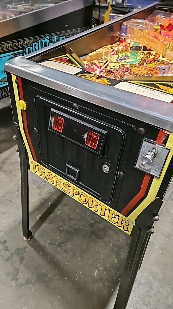 A Rare 1989 Bally Transporter The Rescue Pinball Machine This Is The First One T
