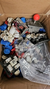 1 BOX LOT - ARCADE GAME BUTTONS MISC