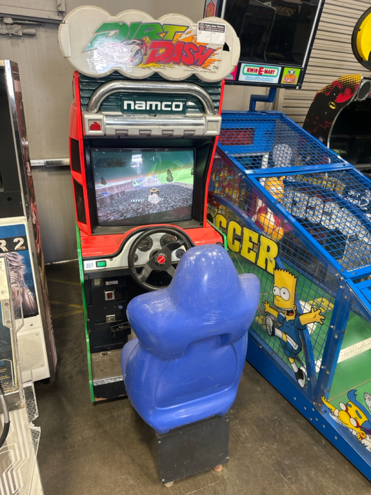 RISKY廃盤デモテープ『as for as...』 DIRT DASH SITDOWN ARCADE RACING GAME 1995 NAMCO
