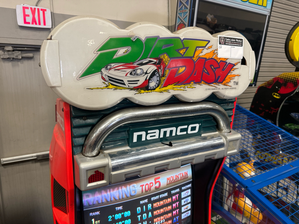 DIRT DASH SITDOWN ARCADE RACING GAME 1995 NAMCO