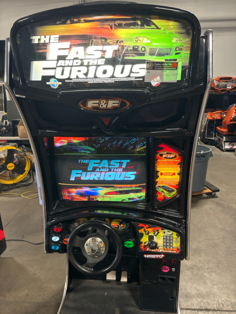 FAST & FURIOUS SITDOWN ARCADE GAME #1