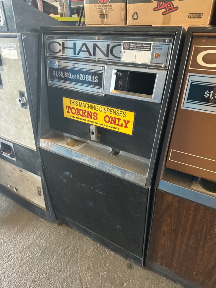 ROWE BC3500 DOLLAR COIN TOKEN CHANGER MACHINE BLK