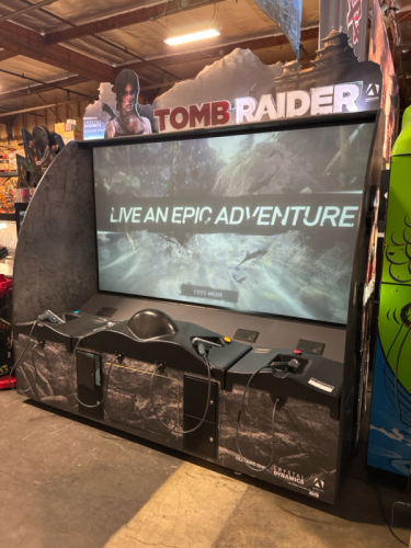 TOMB RAIDER DELUXE 4 PLAYER SHOOTER ARCADE GAME ADRENALINE AMUSEMENT