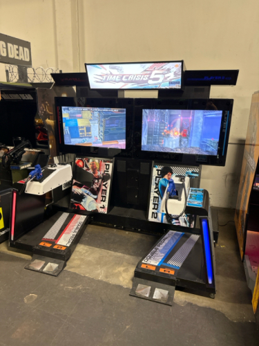 TIME CRISIS 5 TWIN LCD SHOOTER ARCADE GAME NAMCO