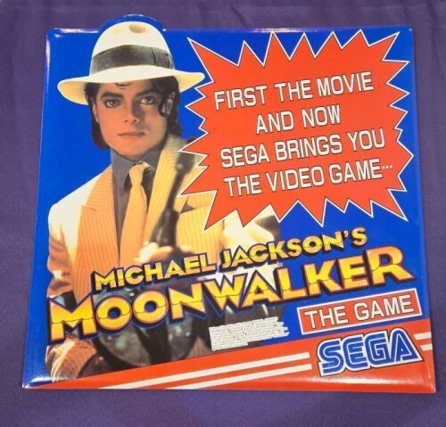 Michael Jackson's Moonwalker Arcade Game Top Billboard NOS
