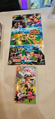 NINTENDO SWITCH STORE DISPLAY CARD AND SWITCH GAME BUNDLE**EXTRA LIFE LA
