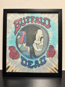 VINTAGE BUFFALO DEAD GRATEFUL DEAD CROSBY STILLS & NASH 1990 INDIAN SKULL DESIGN RICH STADIUM CONCERT