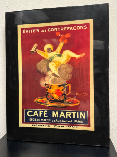 CAFÉ MARTIN BY LEONETTO CAPPIELLO SIAE RETRO HOME ART REPRODUCTION PRINT