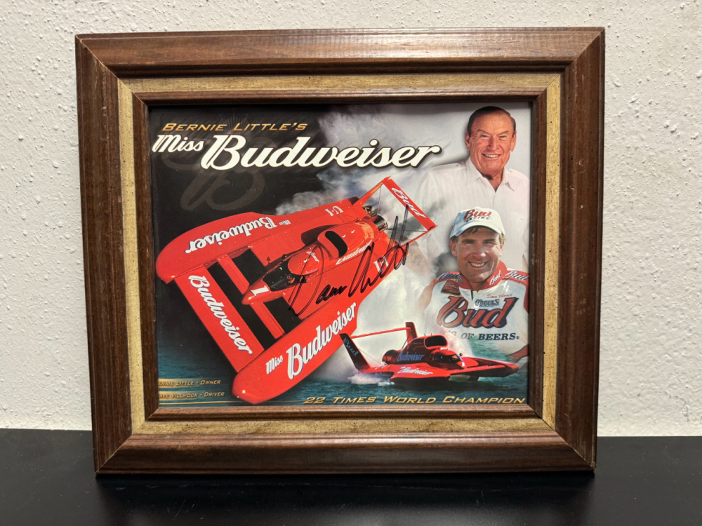 BERNIE LITTLE'S MISS BUDWEISER DAVE VILLWOCK HYDROPLANE RACING