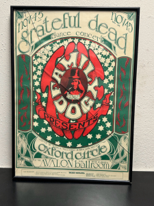 GRATEFUL DEAD DANCE CONCERT FAMILY DOG COLLECTIBLE MEMORABILIA ART PRINT