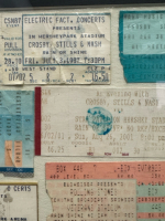 CLASSIC ROCK MEMORABILIA TICKET COLLAGE THE ROLLING STONES, ROBERT PLANT, NEIL YOUNG & MORE - 4