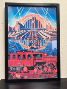 GRATEFUL DEAD TERRAPIN STATION TURTLES DESIGN FRAMED POSTER