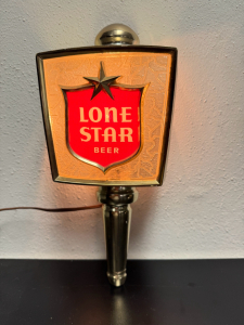 LONE STAR BEER SCONCE LANTERN WALL HANGING BEER SIGN