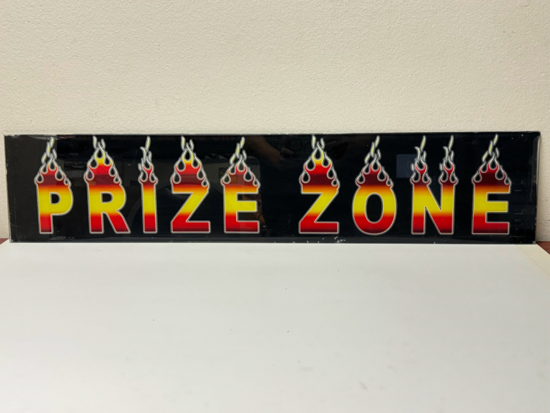 PRIZE ZONE PLUSH CRANE FRONT MARQUEE