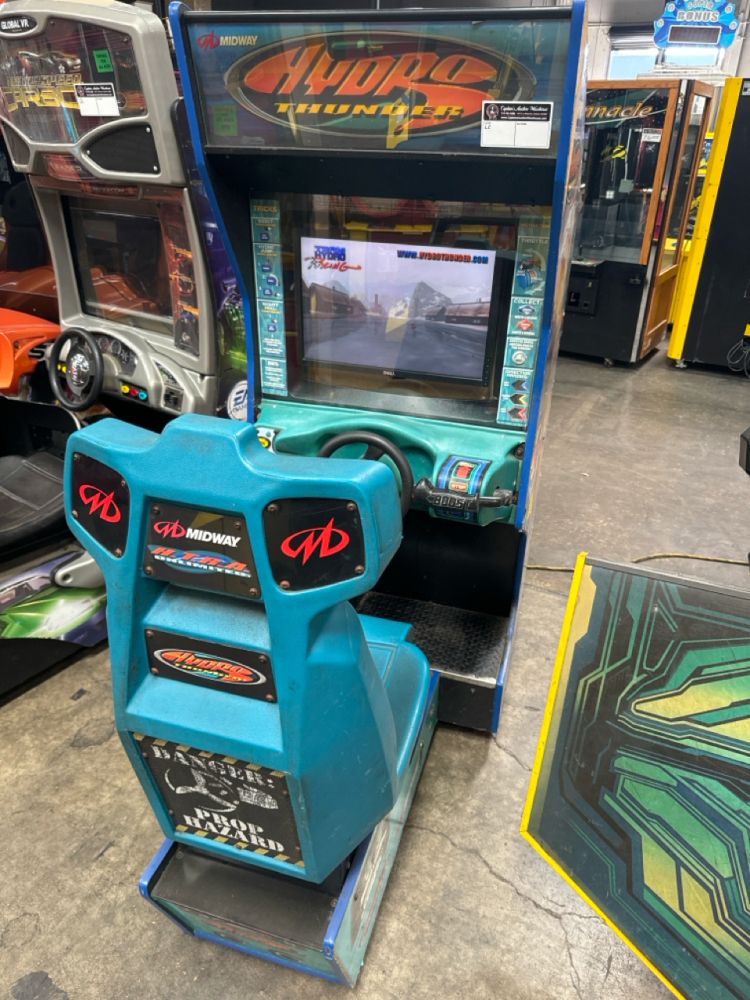 HYDRO THUNDER MIDWAY SITDOWN BOAT RACING ARCADE GAME