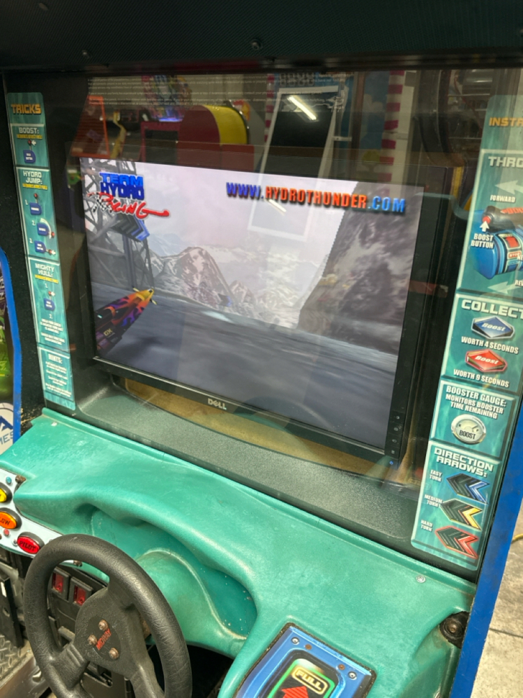 HYDRO THUNDER MIDWAY SITDOWN BOAT RACING ARCADE GAME