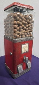 C.E. LEEBOLD 1920'S NUT VENDING MACHINE "MACHINES THAT WORK"