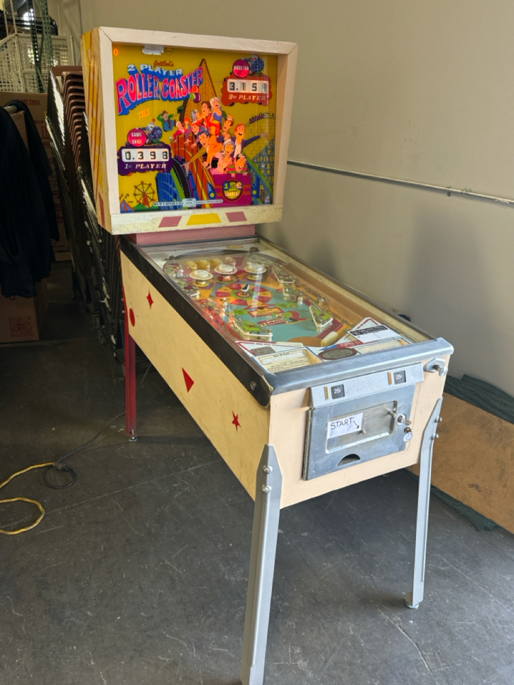 ROLLER COASTER 2 PLAYER CLASSIC PINBALL MACHINE GOTTLIEB