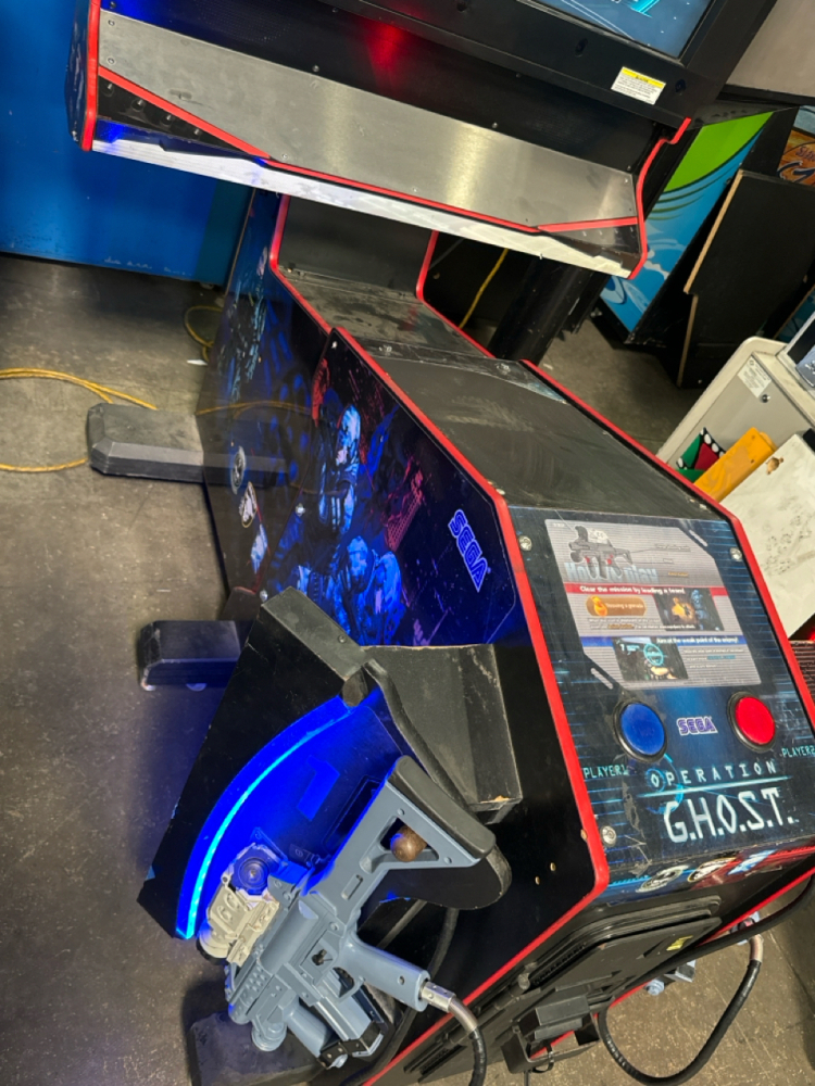 OPERATION GHOST DELUXE SHOOTER ARCADE GAME SEGA