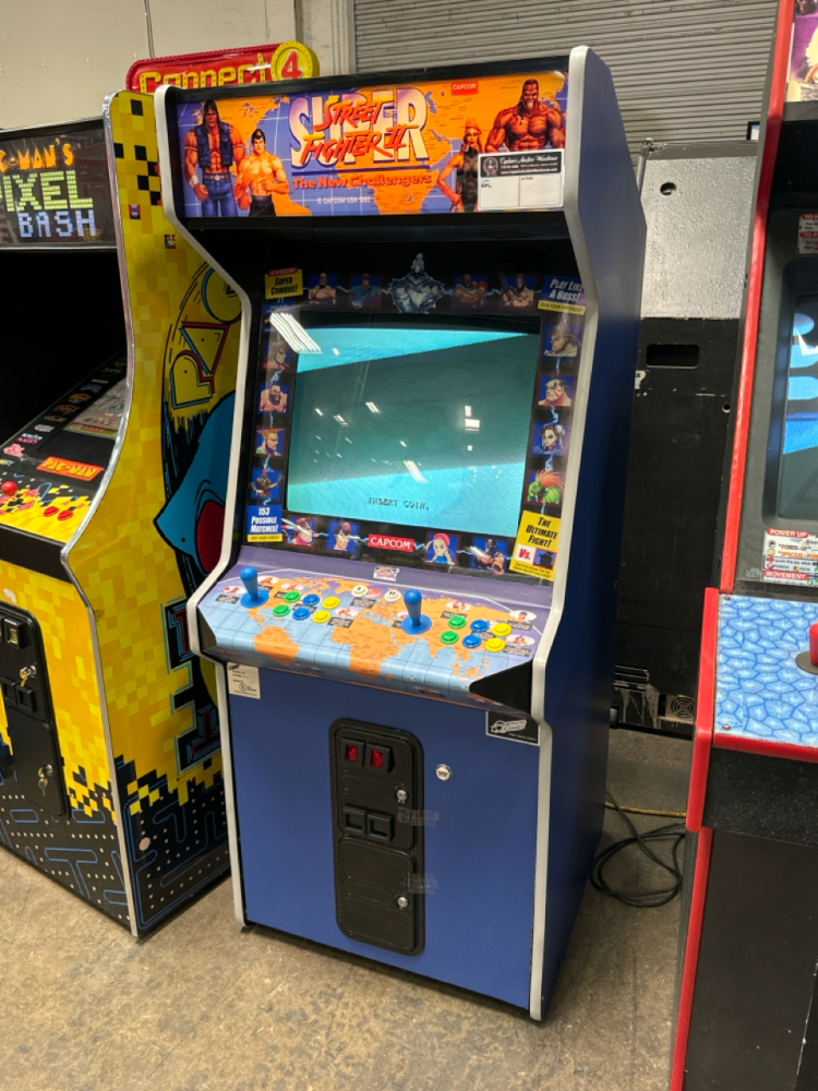 SUPER STREET FIGHTER II THE NEW CHALLENGERS UPRIGHT ARCADE GAME