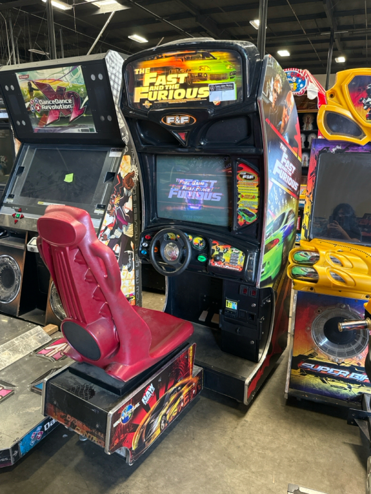 FAST AND FURIOUS SITDOWN DRIVER RACING ARCADE GAME