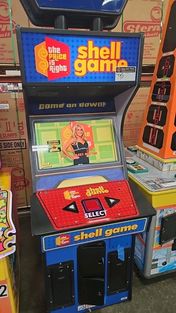 Aracde Shell THE PRICE IS RIGHT SHELL GAME VIDEO REDEMPTION ARCADE GAME