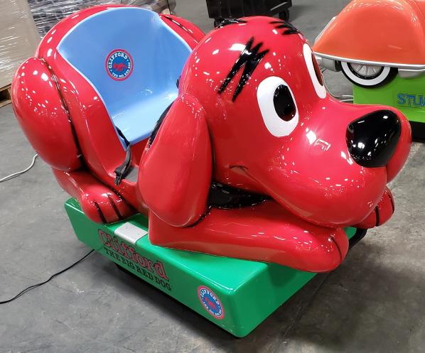 KIDDIE RIDE CLIFFORD THE BIG RED DOG