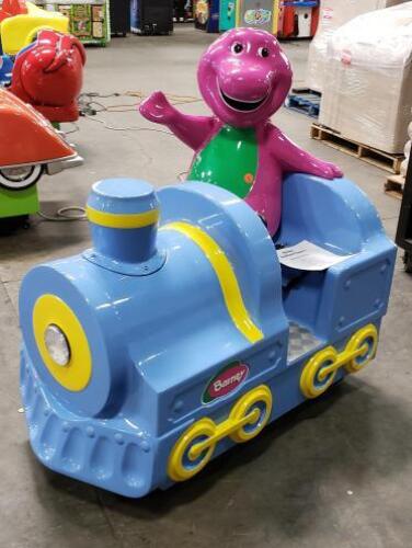 KIDDIE RIDE BARNEY TRAIN RIDE & LEARN