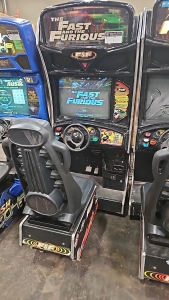 FAST & FURIOUS SITDOWN RACING ARCADE GAME RAW THRILLS